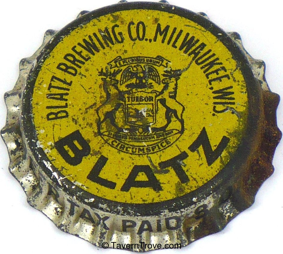 Blatz Beer ~MI 8oz Tax