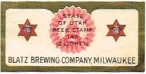 Blatz Beer (neck)