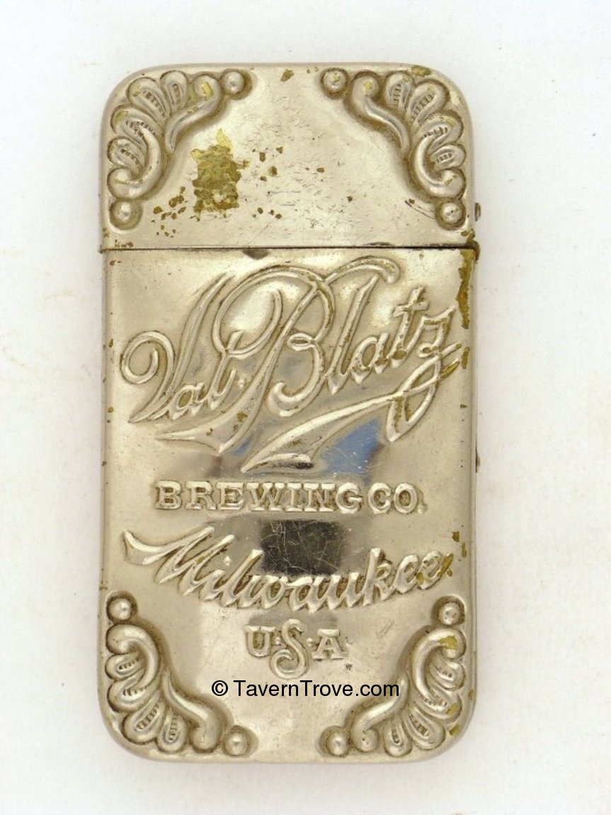 Item #62716 1915 Blatz Beer Match Safe