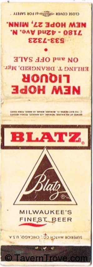 Blatz Beer