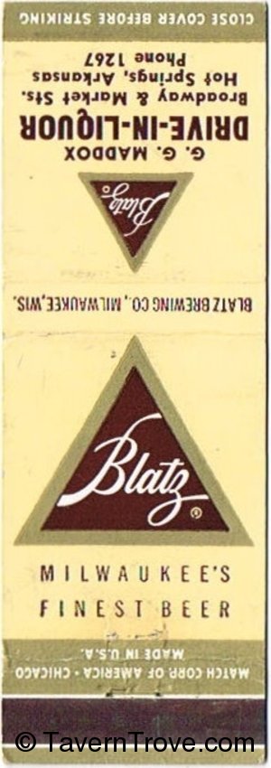 Blatz Beer