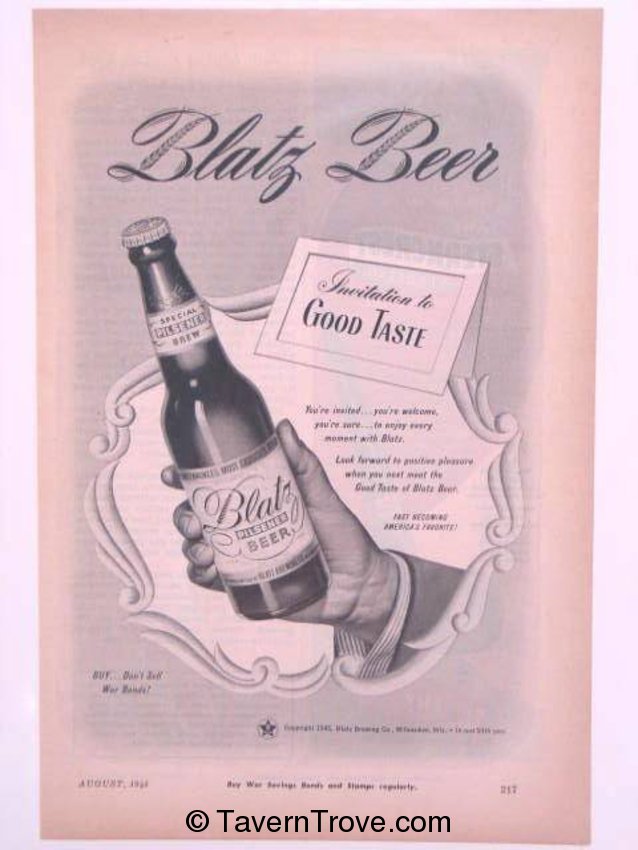 Blatz Beer