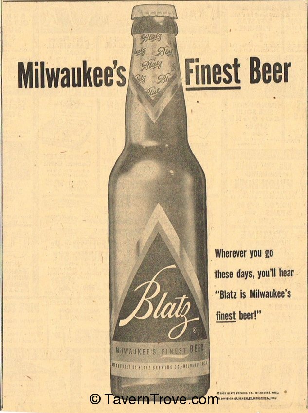 Blatz Beer