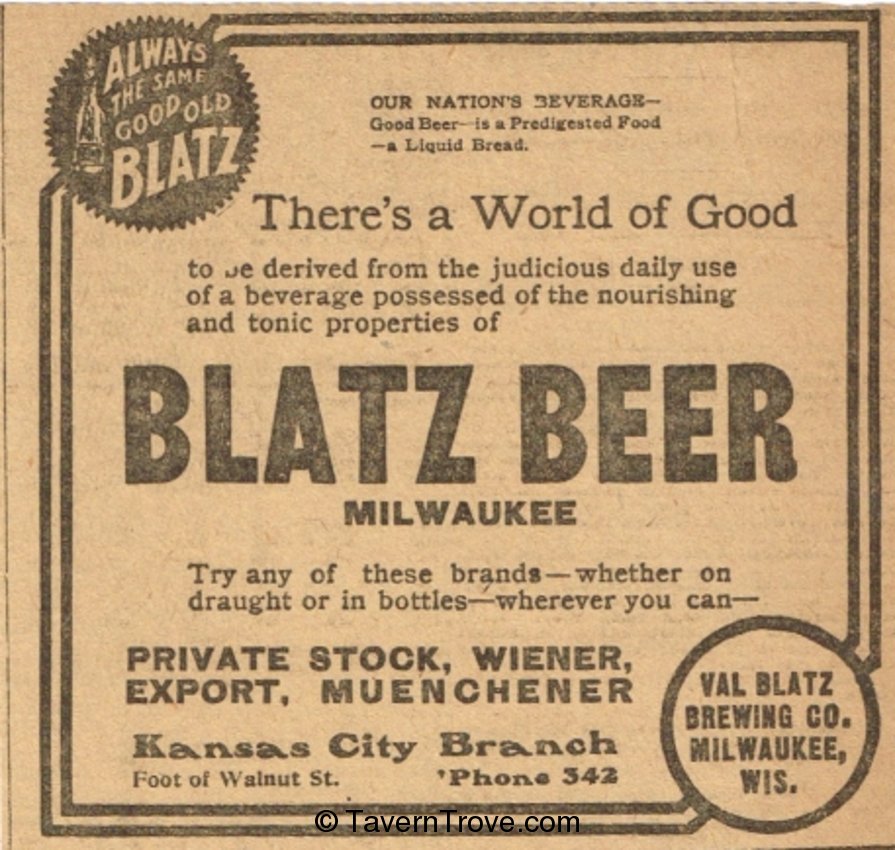 Blatz Beer