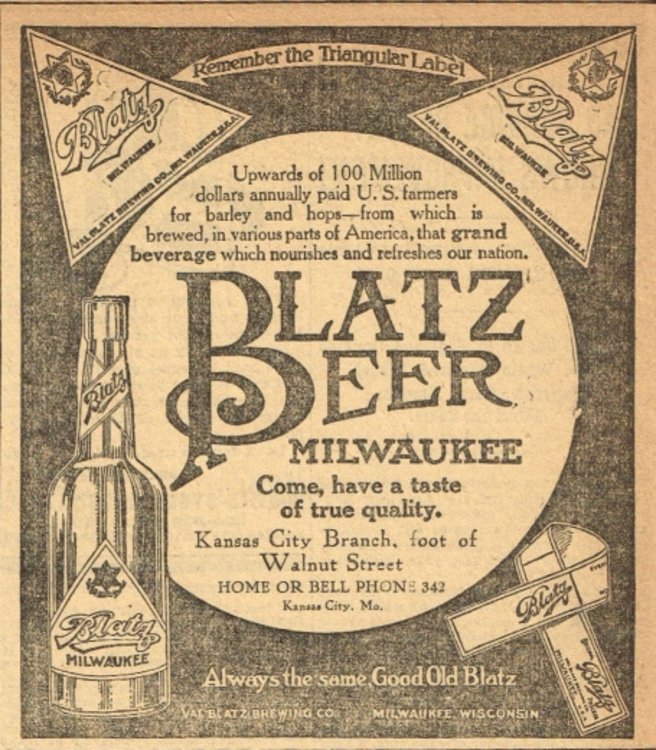 19400101 The Miami Herald Miami, Florida Blatz Brewing Company AD -  ™