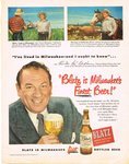 Blatz Beer Testimonial