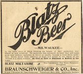 Blatz Beer/Malt Vivine