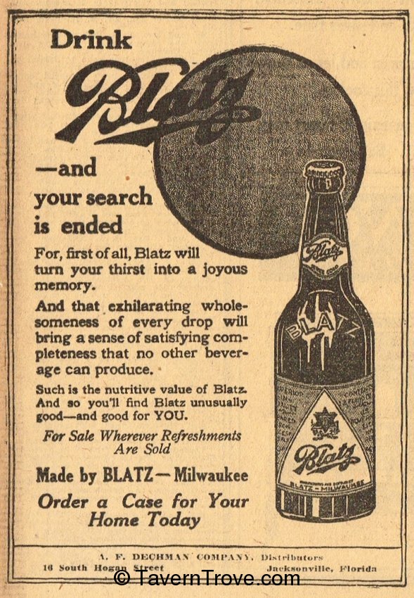 Blatz Beverage