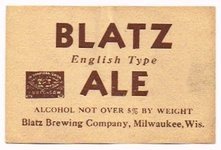 Blatz English Type Ale