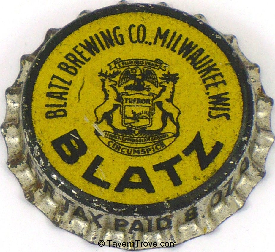 Blatz Milwaukee Beer ~MD 8oz Tax