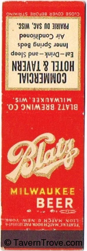 Blatz Milwaukee Beer