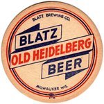 Blatz Old Heidelberg Beer