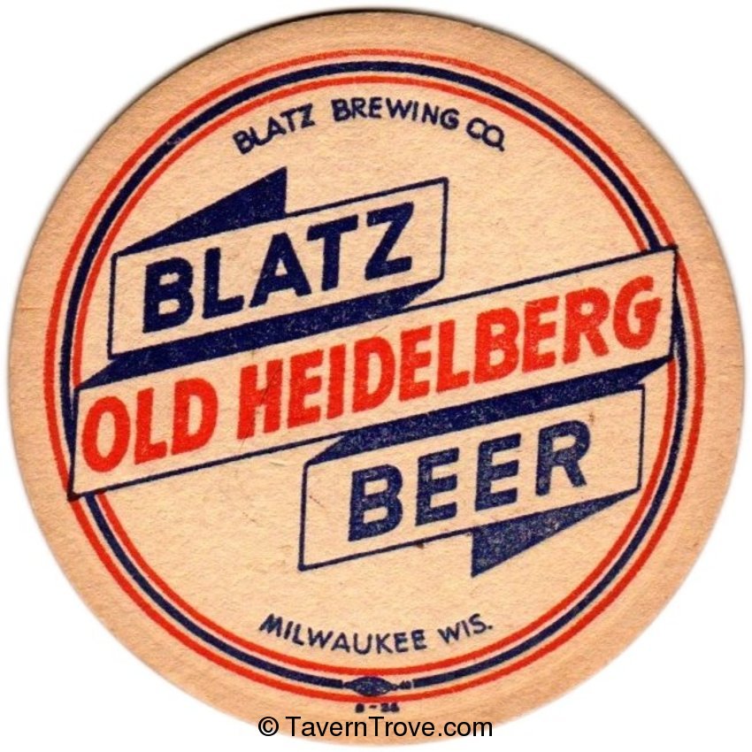 Blatz Old Heidelberg Beer