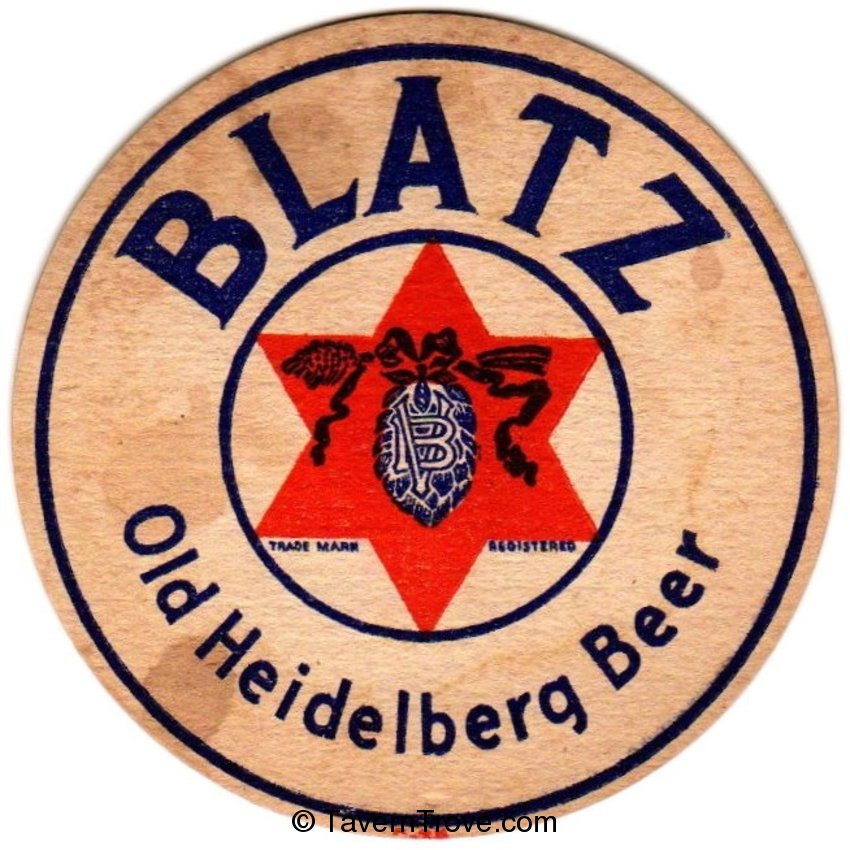 Blatz Old Heidelberg Beer