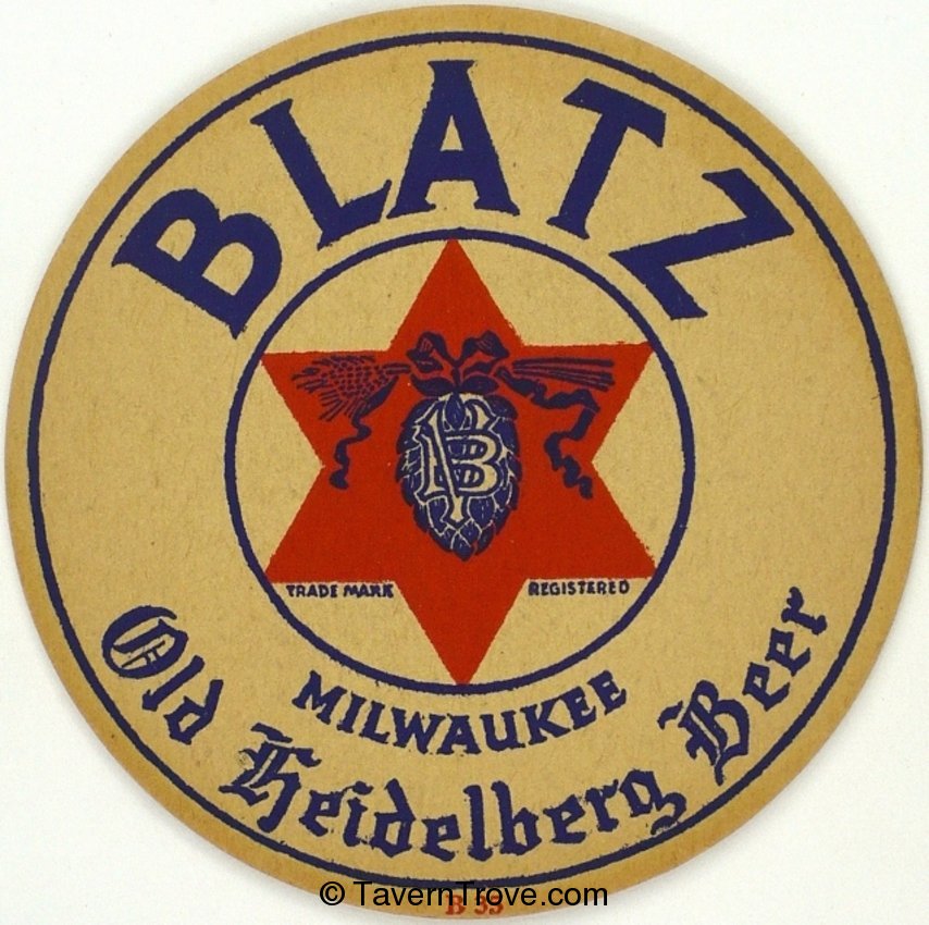 Blatz Old Heidelberg Beer
