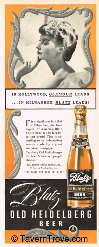 Blatz Old Heidelberg Beer