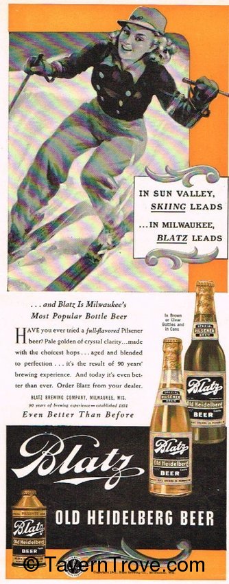 Blatz Old Heidelberg Beer