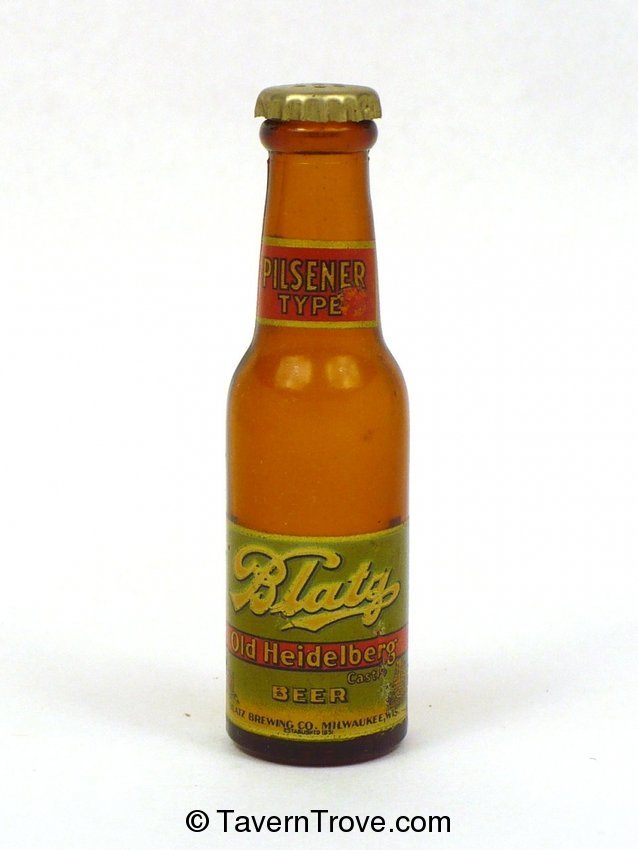 Blatz Old Heidelberg Beer salt shaker