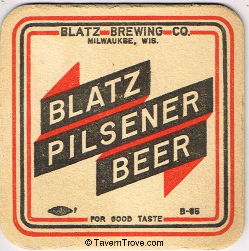 Blatz Pilsener Beer