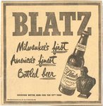 Blatz Pilsener Beer