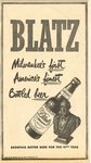 Blatz Pilsener Beer