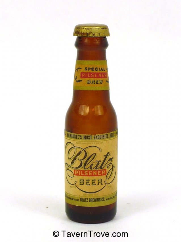 Blatz Pilsner Beer