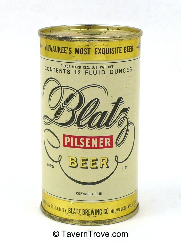 Blatz Pilsner Beer