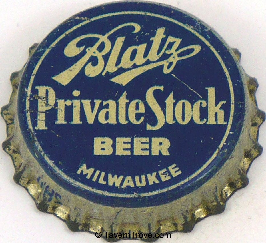 Blatz Private Stock Beer (Cream)
