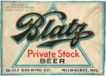 Blatz Private Stock Beer