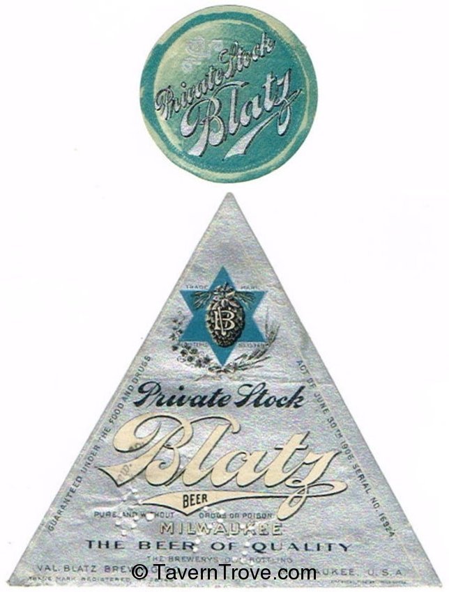 Blatz Private Stock Beer