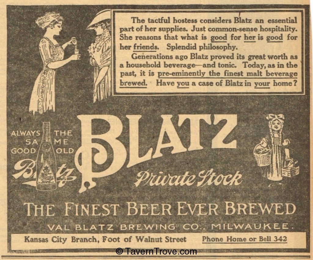 Blatz Private Stock Beer