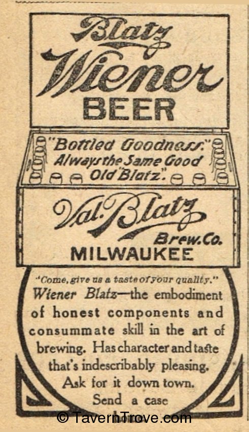 Blatz Wiener Beer