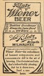 Blatz Wiener Beer