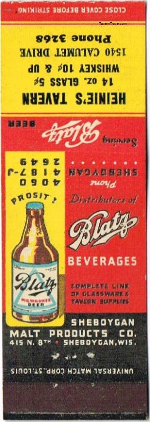 Blatz Beer