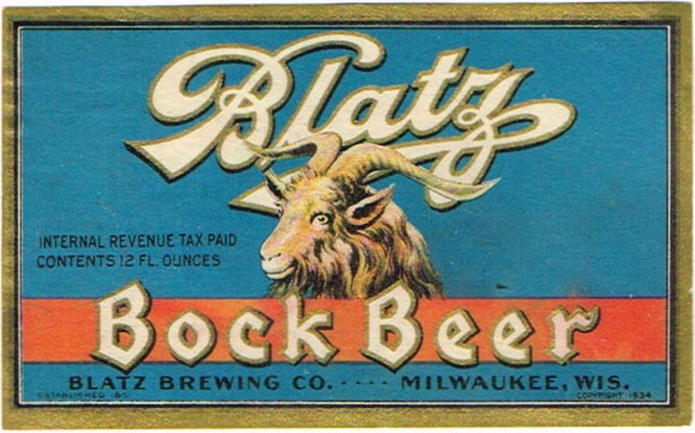 Blatz Bock Beer