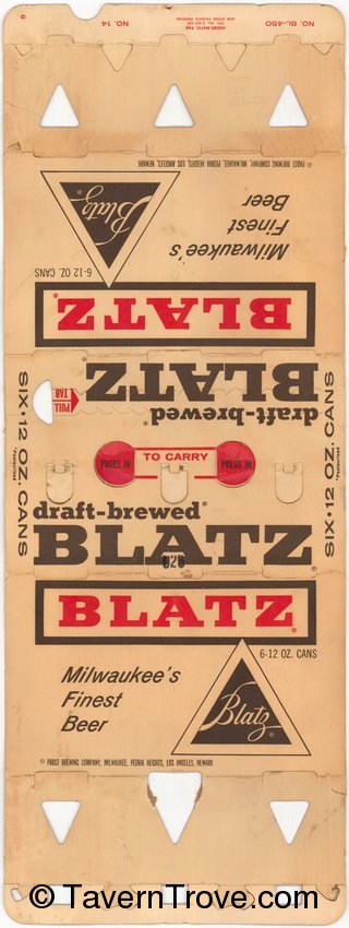 Blatz Draft Beer (12oz cans)