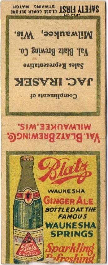 Blatz Ginger Ale