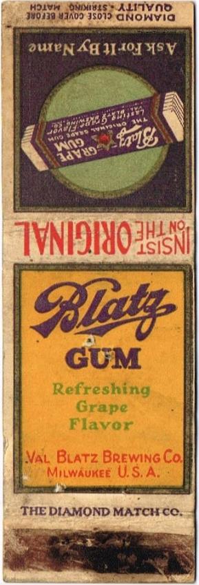 Blatz Grape Gum