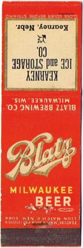 Blatz Milwaukee Beer