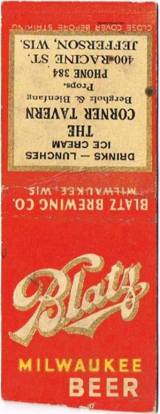 Blatz Milwaukee Beer