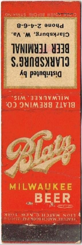 Blatz Milwaukee Beer