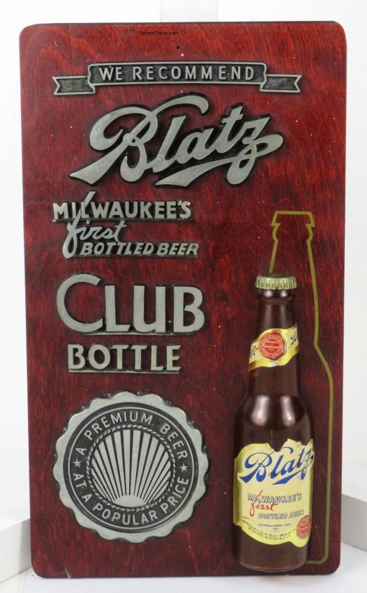 Blatz Milwaukee Beer 