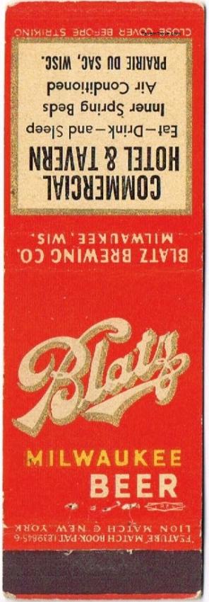 Blatz Milwaukee Beer Dupe