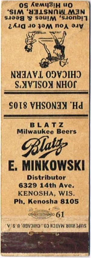 Blatz Milwaukee Beer