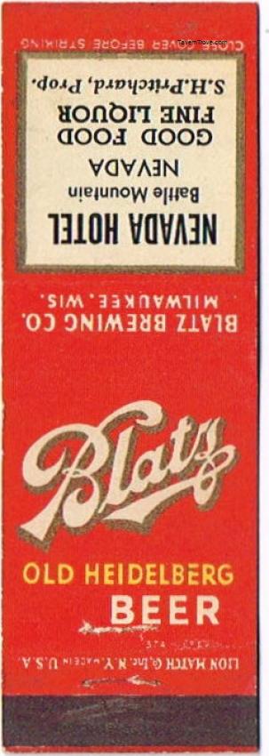 Blatz Old Heidelberg Beer