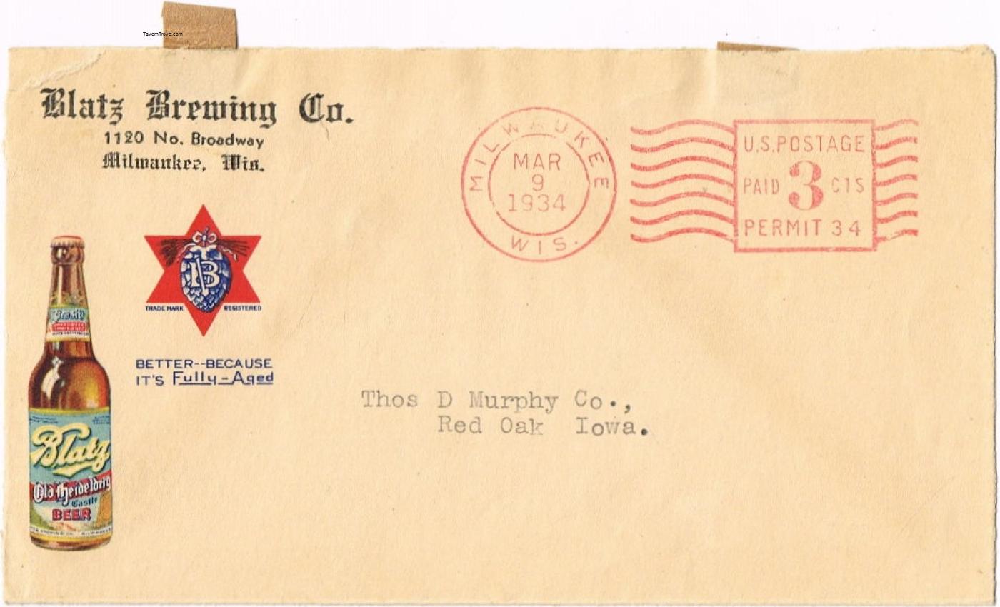 Blatz Old Heidelberg Beer