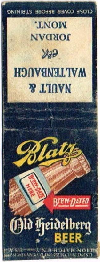 Blatz Old Heidelberg Beer