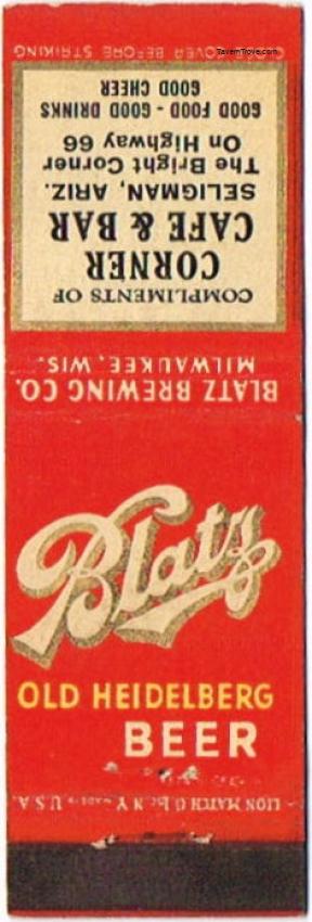 Blatz Old Heidelberg Beer