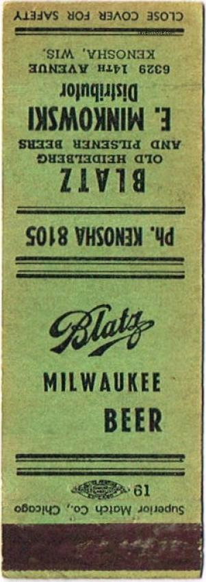 Blatz Old Heidelberg Beer