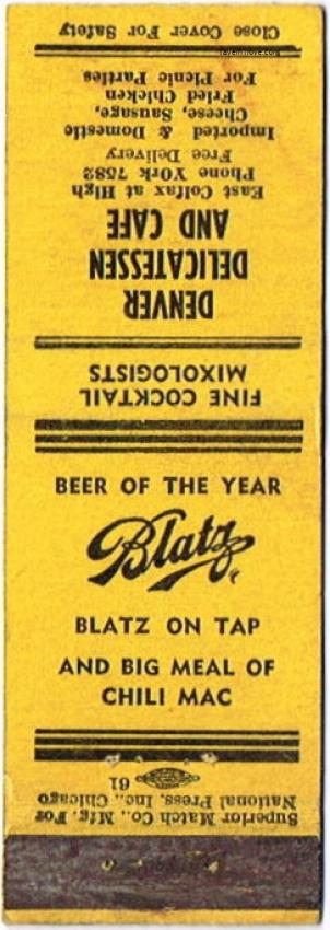 Blatz Old Heidelberg Beer